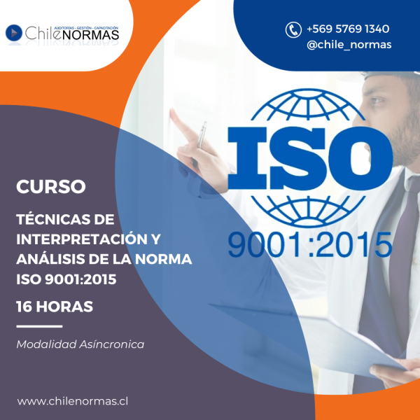 Curso Técnicas De Interpretación Y Análisis De La Norma Iso 9001:2015